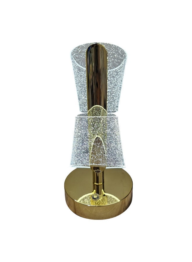 LED table lamp with a beautiful design and multiple lighting modes; rechargeable and touch-operated. - Image 2